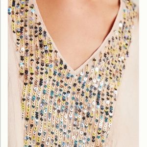 Anthropologie - Maeve Sequin Blouse